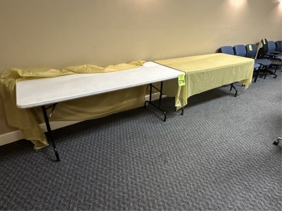 6" PLASTIC FOLDING TABLES