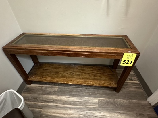 WOOD SOFA TABLE