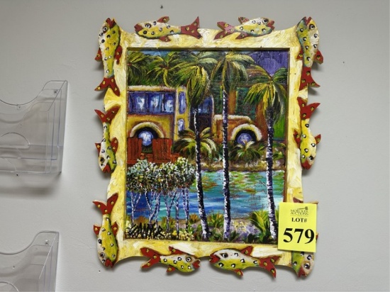 FISH FRAME WALL ART