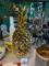 RESIN EXTRA LARGE STANDING GOLD PINEAPPLE