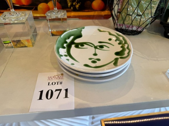 NICOLA FASANO FACE DESSERT PLATE