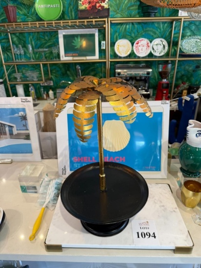 METAL PALM BUFFET STAND