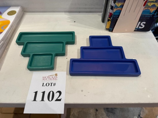 TEMPLO CATCHALL TRAYS (BLUE) (GREEN)
