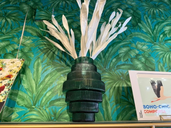POLS/POTTEN  VASE STEPS LARGE (GREEN)
