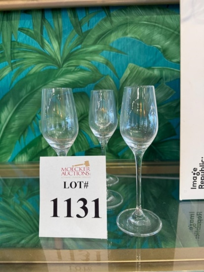 ZAFFERANO EVENTI CORDIALS DESSERT WINE GLASSES
