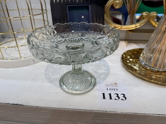 ALL'ORIGINE GLASS CAKE/SERVING STAND (CLEAR)