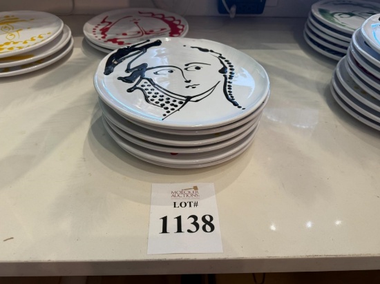 NICOLA FASANO FACE DINNER PLATE