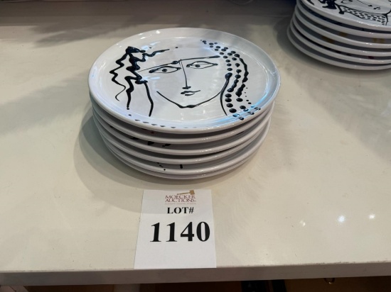 NICOLA FASANO FACE DINNER PLATE
