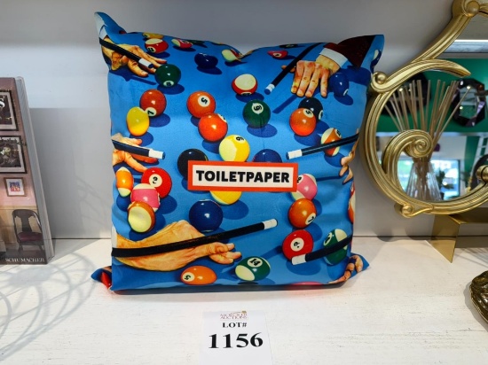SELETTI TOILETPAPER SNOOKER CUSHION
