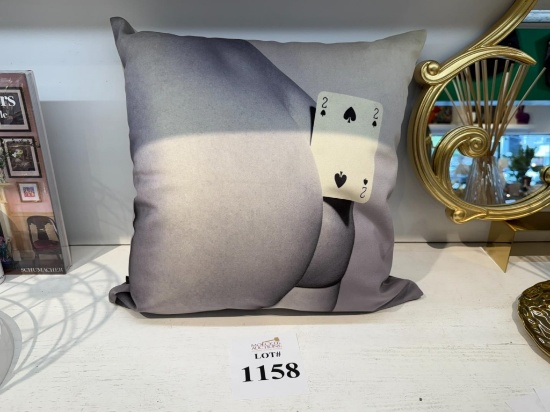 SELETTI TOILETPAPER TWO OF SPADES CUSHION