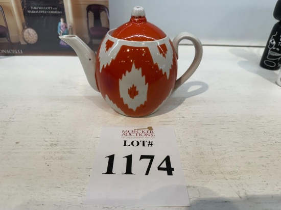 IKAT VINTAGE TEAPOT/BLEU BLANC VINTAGE TEAPOT
