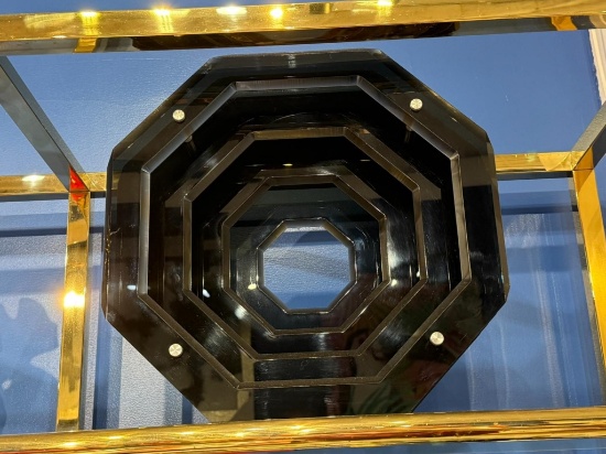 CAROL ROSE OCTAGONAL SCULPTURE (BLACK)