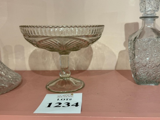 GLASS CANDY DISH