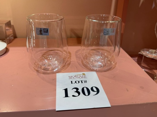 ZWILLING J.A. HENCKELS STEMLESS WHITE SET