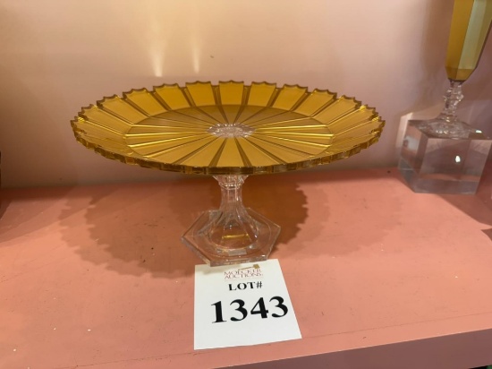 MARIO LUCA GIUSTI NINFEA CAKE STAND (GOLD)