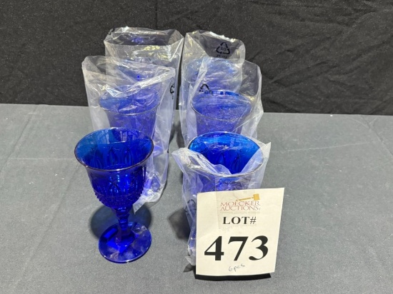 MARIO LUCA GIUSTI SYNTHETIC CRYSTAL WINE GLASSES