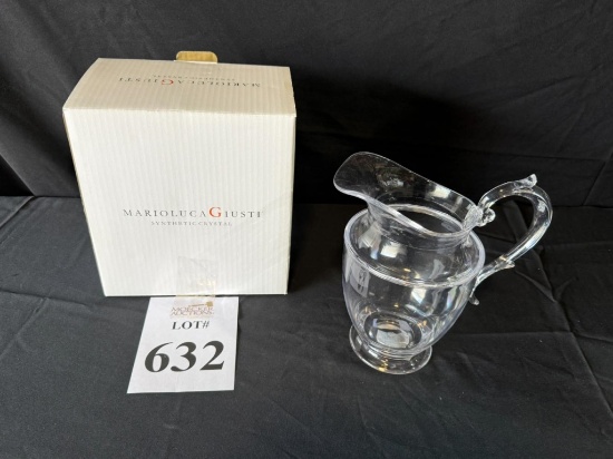 MARIO LUCA GIUSTI SYNTHETIC CRYSTAL PITCHER