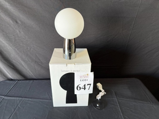 ZAFFERANO OLIMPIA PRO CORDLESS TABLE LAMP (SILVER)
