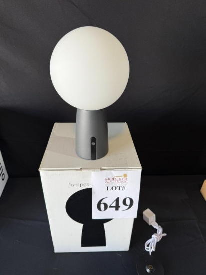 ZAFFERANO OLIMPIA PRO CORDLESS TABLE LAMP (GRAY)