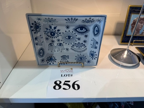 MYKONOS EYE TRAY WITH STAND