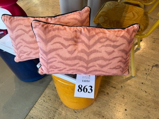 EMMA J SHIPLEY TIGERSTRIPE LUXURY VELVET CUSHION
