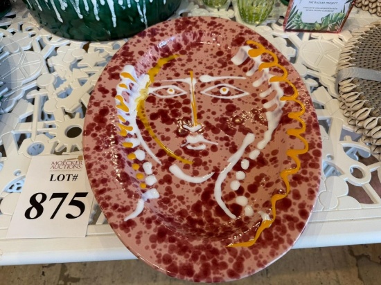 NICOLA FASANO FACE OVAL PLATTER