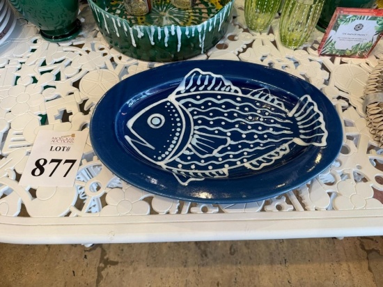 NICOLA FASANO FISH OVAL PLATTER