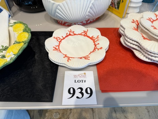 LES OTTOMAN SAINT JACQUES CERAMIC DESSERT PLATES
