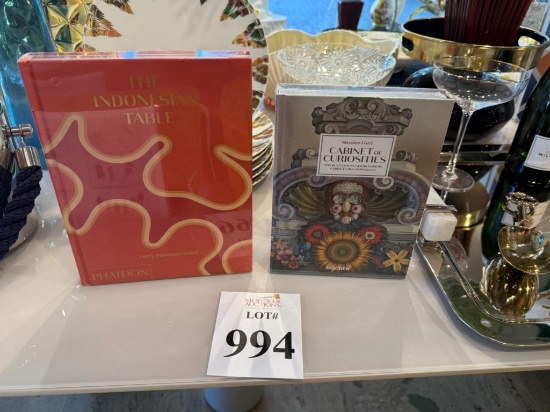 ASSORTED BOOKS: MASSIMO LIGHT CABINET OF CURIOSITI