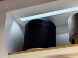 ELK HOME RAINA OTTOMAN (BLACK)