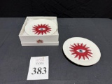 FANCY HOME COLLECTION (6) PCS DESSERT PLATES