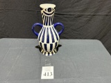 FANCY HOME COLLECTION VASE CERAMIC CORINTHE