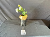VASE TORSO MAN XL (BLACK/GOLD)