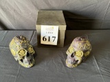 DAY OF THE DEAD SKULL CANDLES