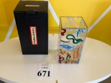 SELETTI TOILETPAPER GLASS VASE (SNAKES)