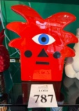 QEEBOO CERAMIC VASE OGGIAN RED PALM
