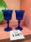 SET OF (2) MARIO LUCA GIUSTI ITALIA WINE GLASSES