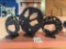 FANCY HOME COLLECTION BLACK MATTE CIRCLE DÉCOR