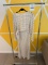 EXQUISE BEADED COLLAR RUCHED DRESS SIZE 10