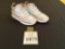 ESSEUTESSE SILVER SNAKE AIR SNEAKERS SIZE 6