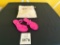 CARMEN SOL FUCHSIA JELLY FLAT SANDALS SIZE 6
