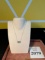 CHAKARR SILVER CIRCLE STUD NECKLACE
