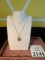 MURANO GLASS LETTER N NECKLACE