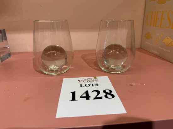 NATE COTTERMAN CUBE WINE GLASSES SET