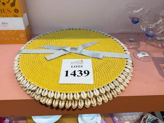 MODE LIVING SHELL PLACEMATS SET (YELLOW)
