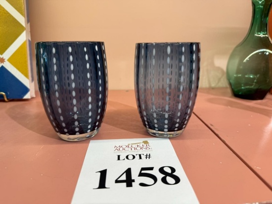 ZAFFERANO PERLE GLASSES (BLUE)