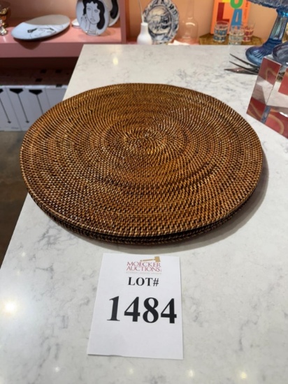 CALAISO RATTAN ROUND 15" PLACEMATS SET