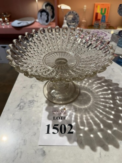 ALL'ORIGINE GLASS CAKE SERVING STAND (CLEAR)