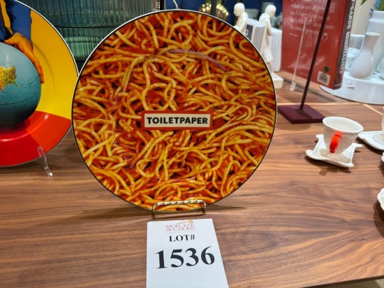 SELETTI TIOLETPAPER DINNER PLATE (SPAGHETTI)
