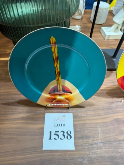 SELETTI TIOLETPAPER DINNER PLATE (DRILL)
